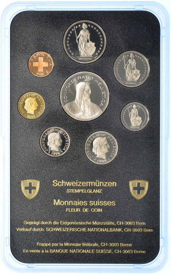 Münzensatz, 1996, Stempelglanz