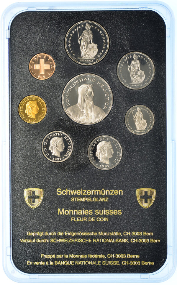Münzensatz, 1997, Stempelglanz