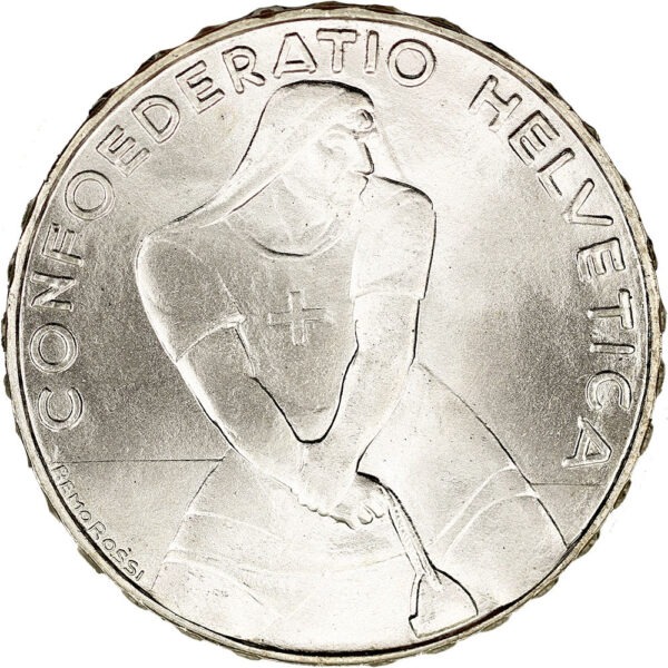 5 Franken, 1939, Stempelglanz
