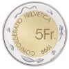 5 Franken, 1999, Polierte Platte