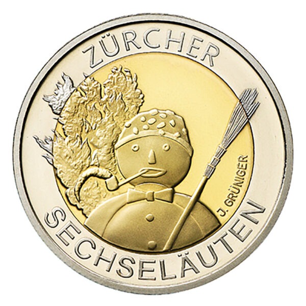 5 Franken, 2001, Polierte Platte