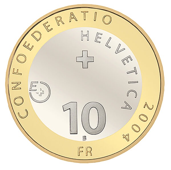 10 Franken, 2004, Polierte Platte