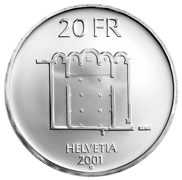 20 Franken, 2001, Polierte Platte