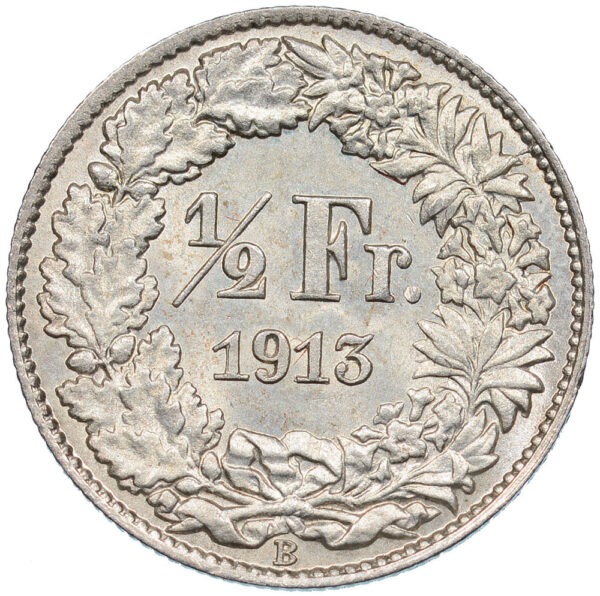 50 Rappen, 1913, unzirkuliert