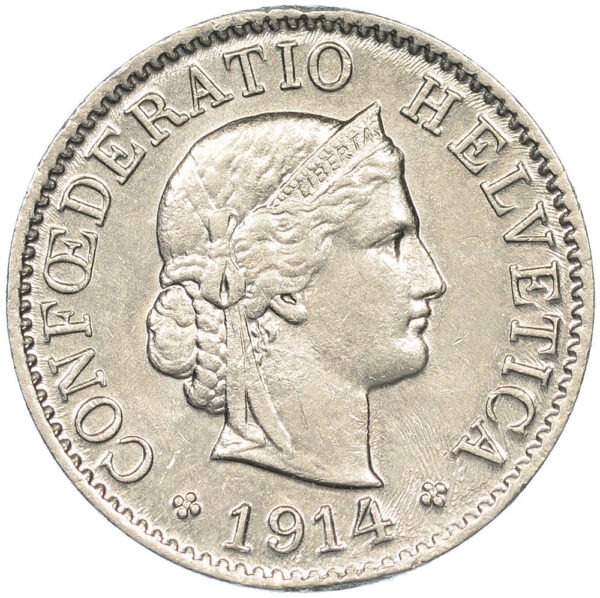 28334_1 5 Rappen, 1914, unzirkuliert